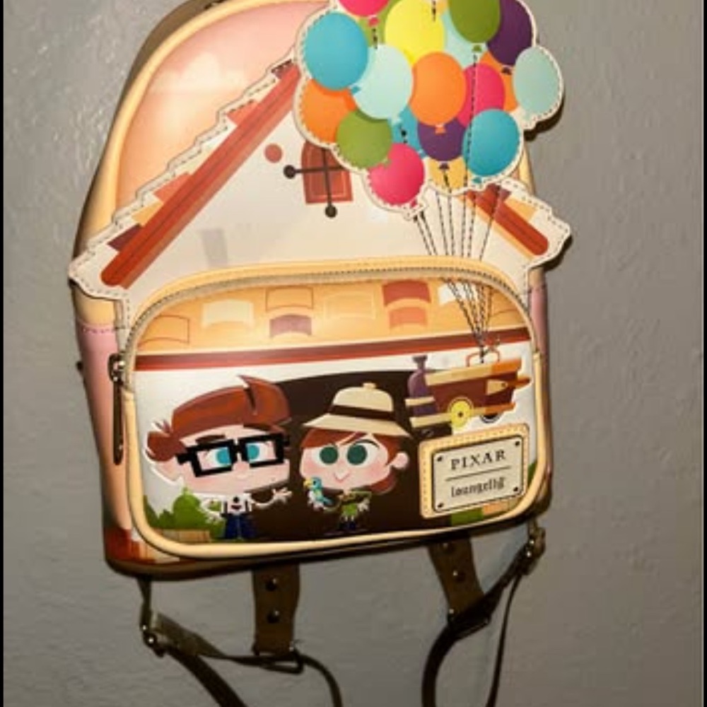 Up Pink Balloon Mini Backpack